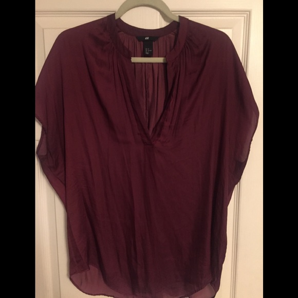 H&M Tops | Hm Silk Top | Poshmark